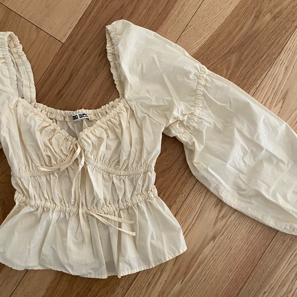 Ciao Lucia top in Ivory sz Small
